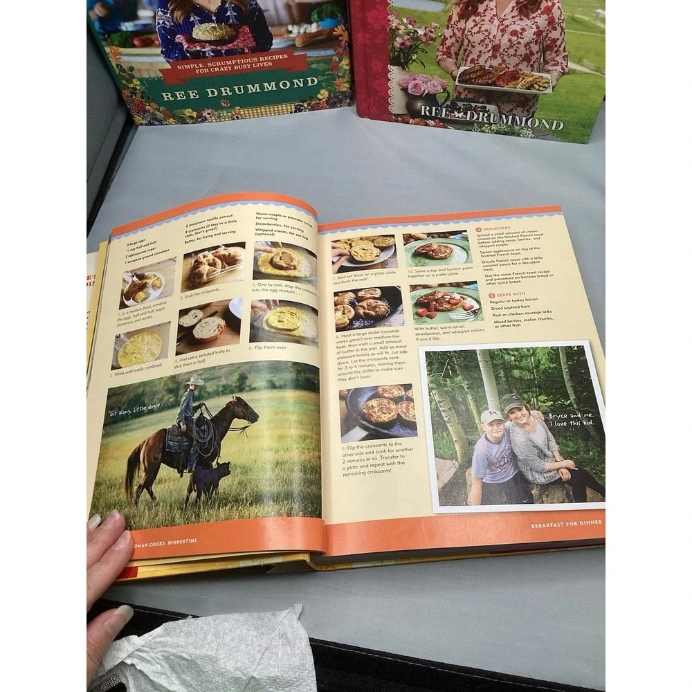 Pioneer Woman Cookbooks Lot of 3 Frontier,dinner time,come Get‎ It. Hardcover